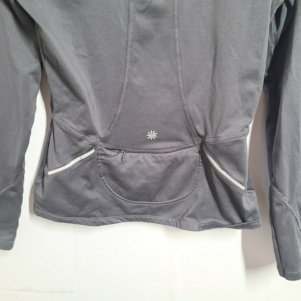 Athleta Women's Athletic Jacket Lightweight Pullover Quarter Zip Gray Size Small - Picture 3 of 9